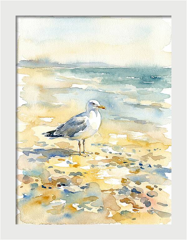 Seagull By The Shore