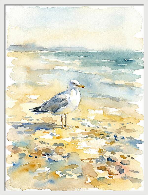 Seagull By The Shore