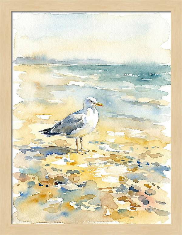 Seagull By The Shore
