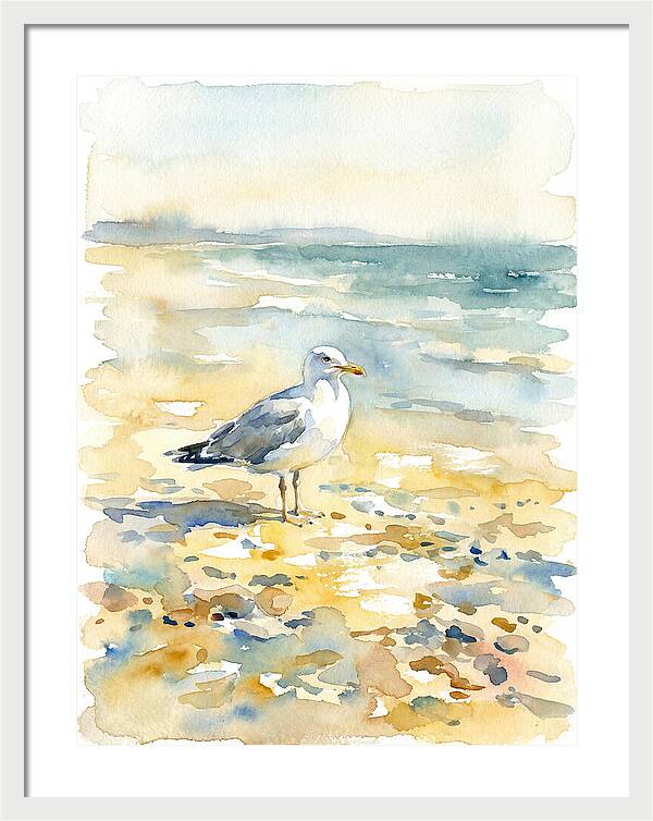 Seagull By The Shore