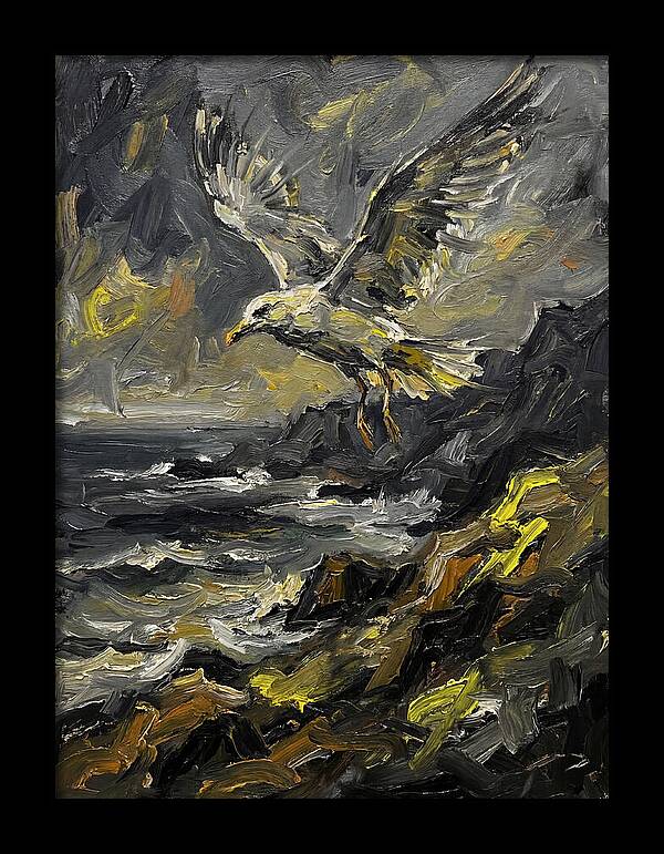 Seagull In Flight