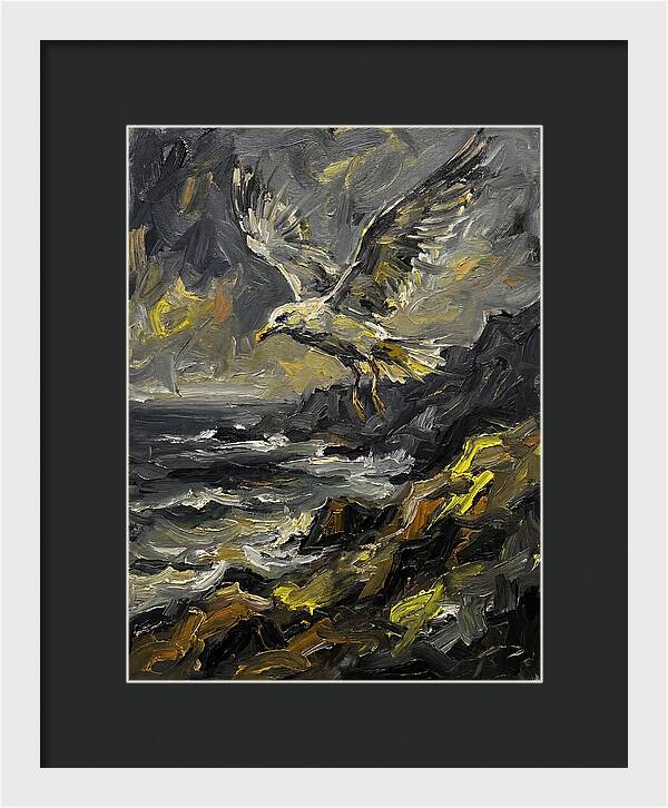 Seagull In Flight