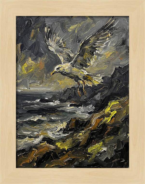 Seagull In Flight