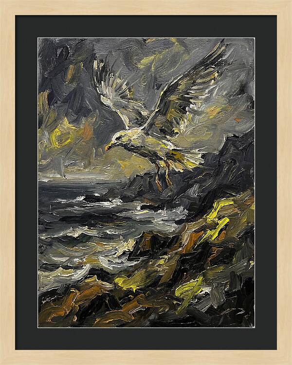 Seagull In Flight
