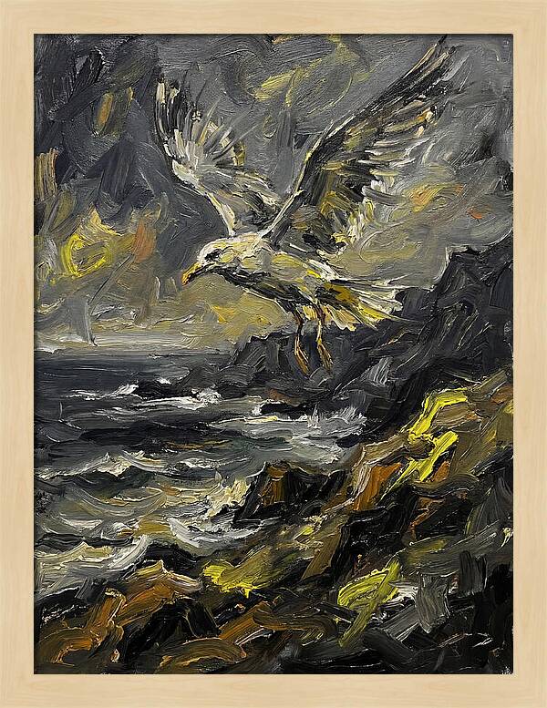 Seagull In Flight