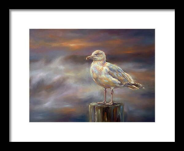 Seagull On A Post