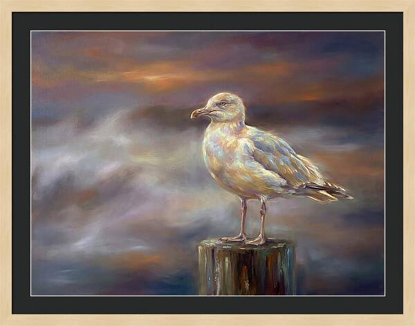 Seagull On A Post