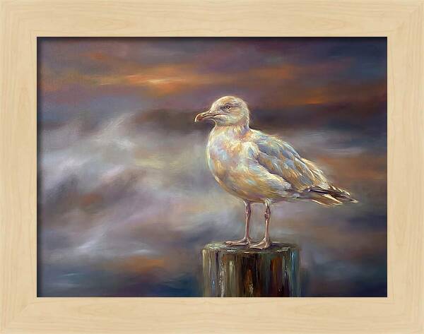 Seagull On A Post