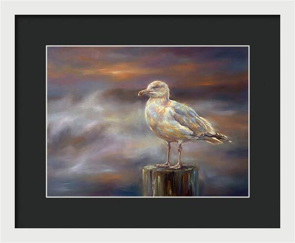 Seagull On A Post