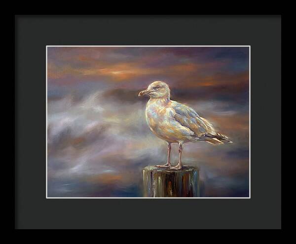 Seagull On A Post