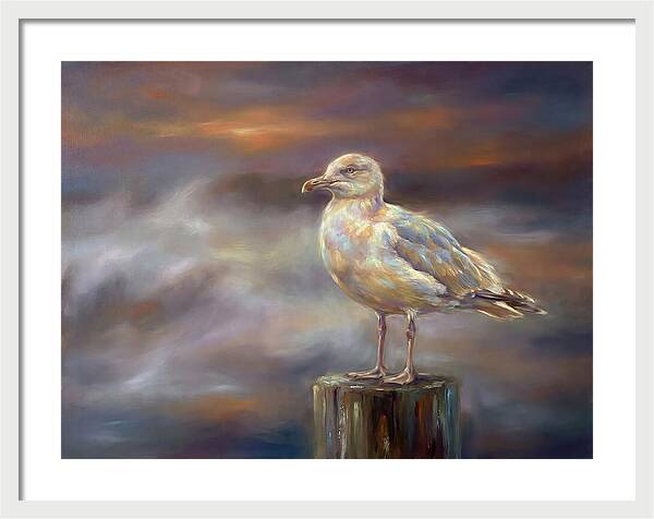 Seagull On A Post