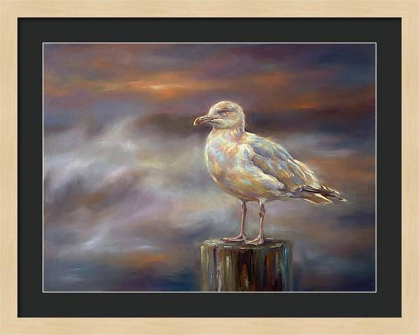 Seagull On A Post