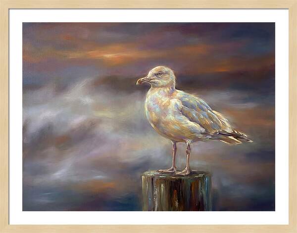 Seagull On A Post
