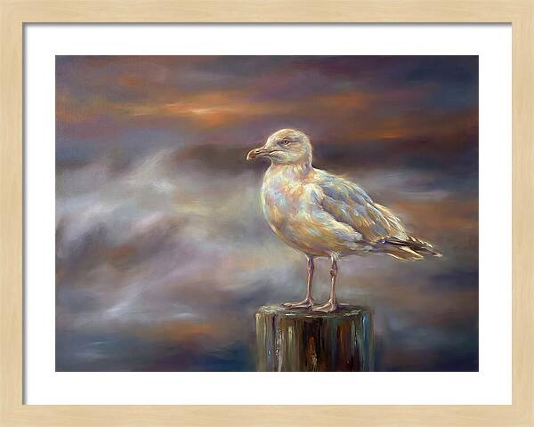 Seagull On A Post