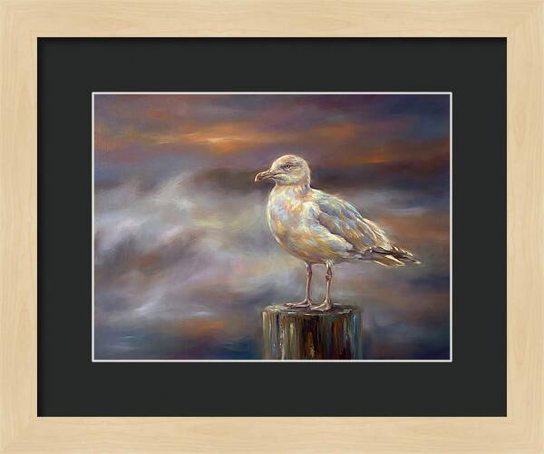 Seagull On A Post