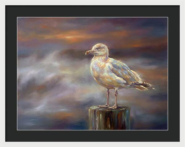 Seagull On A Post