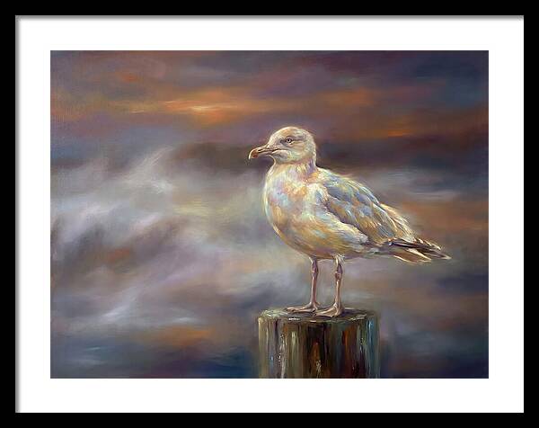 Seagull On A Post