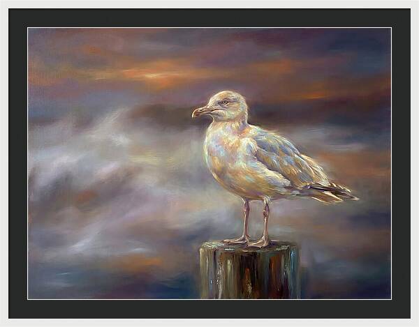 Seagull On A Post