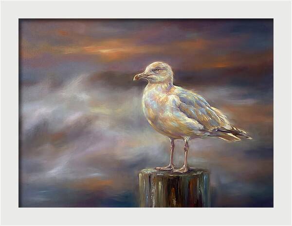 Seagull On A Post