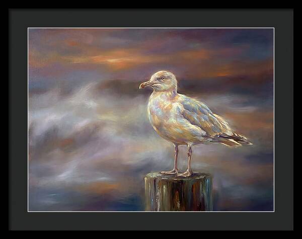 Seagull On A Post