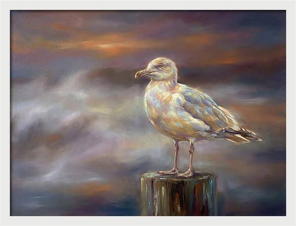 Seagull On A Post