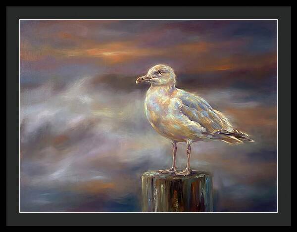 Seagull On A Post