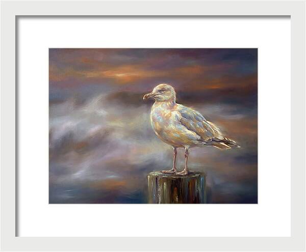 Seagull On A Post