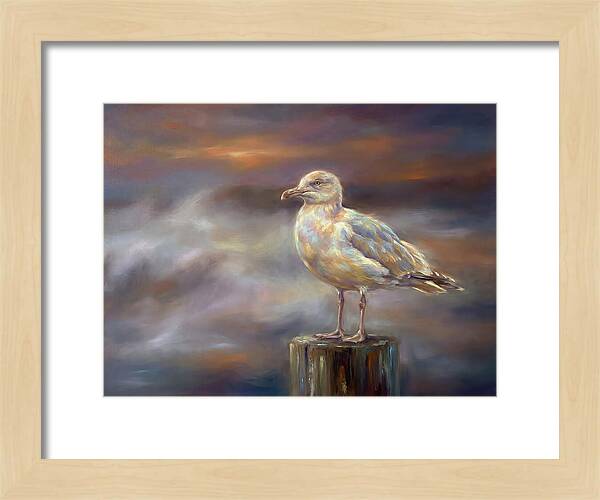 Seagull On A Post