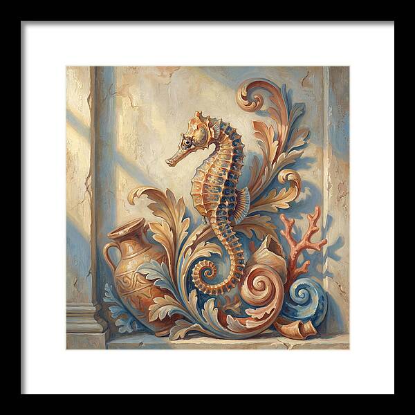 Seahorse Elegance In Mediterranean Style