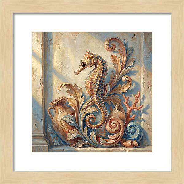 Seahorse Elegance In Mediterranean Style
