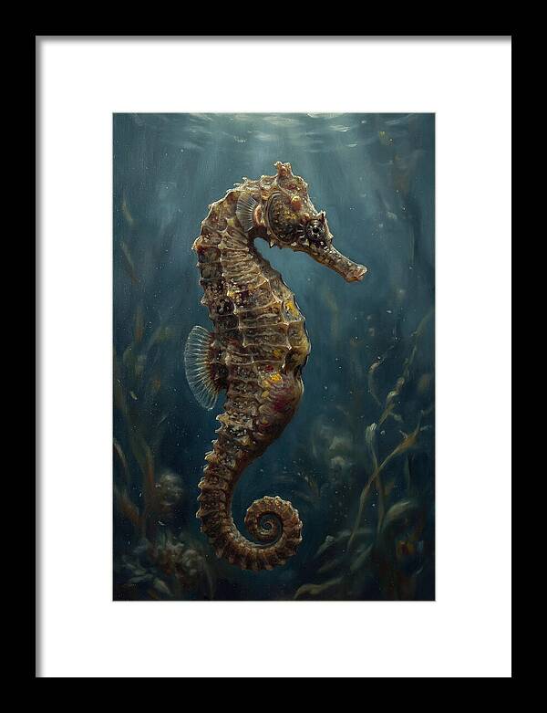 Seahorse Serenity Underwater