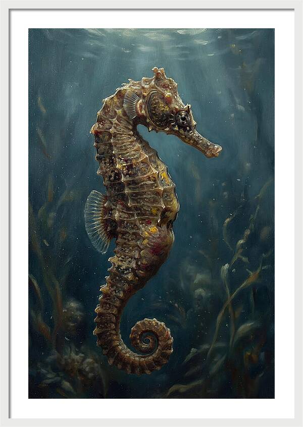 Seahorse Serenity Underwater