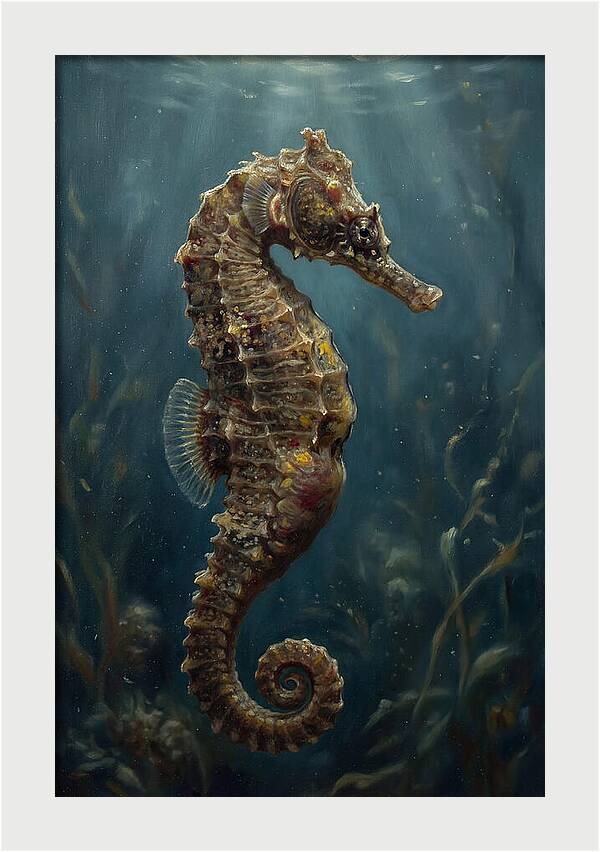 Seahorse Serenity Underwater