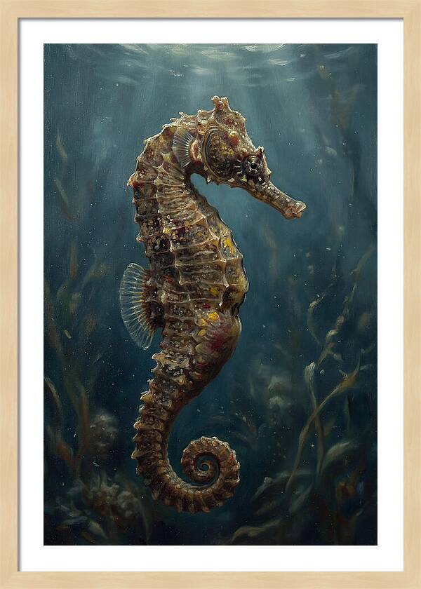 Seahorse Serenity Underwater