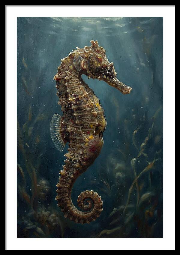 Seahorse Serenity Underwater
