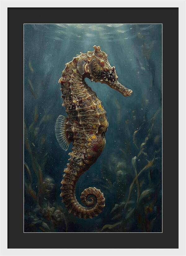 Seahorse Serenity Underwater