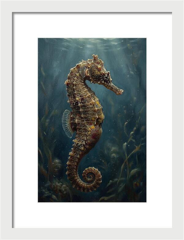 Seahorse Serenity Underwater