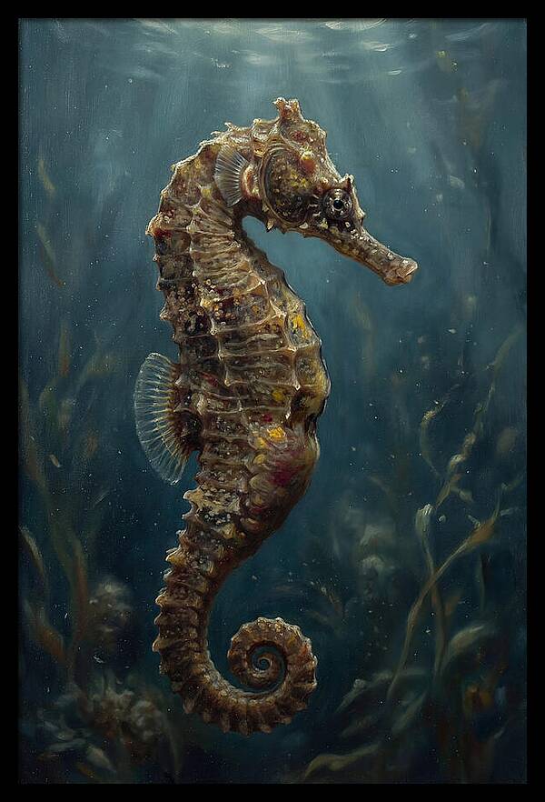 Seahorse Serenity Underwater