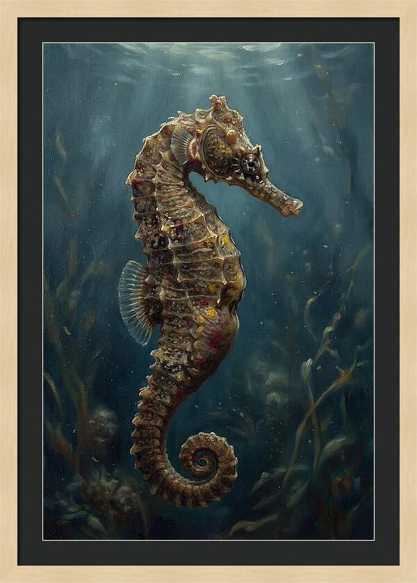 Seahorse Serenity Underwater