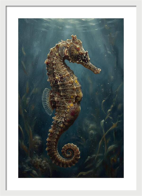 Seahorse Serenity Underwater