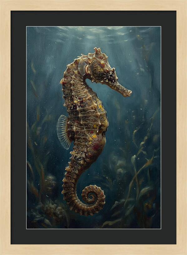 Seahorse Serenity Underwater
