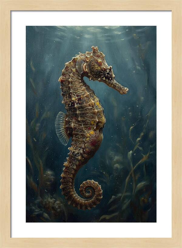 Seahorse Serenity Underwater