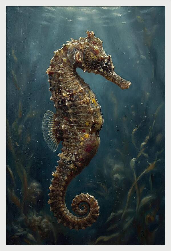 Seahorse Serenity Underwater