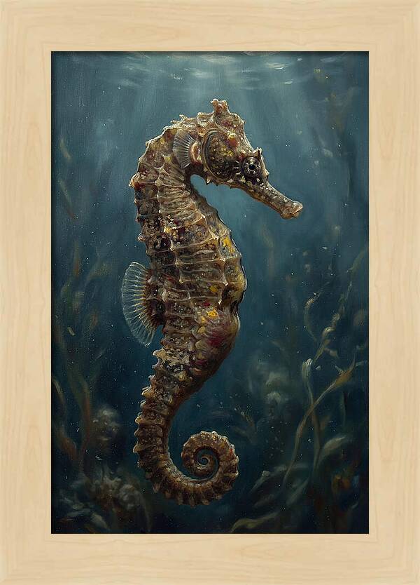 Seahorse Serenity Underwater