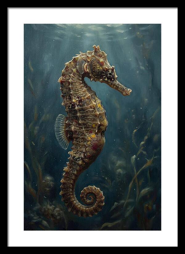 Seahorse Serenity Underwater