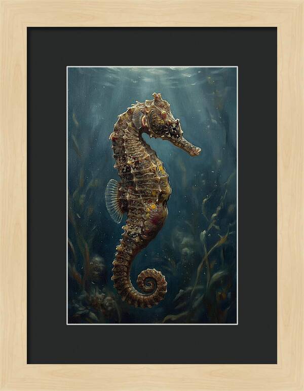 Seahorse Serenity Underwater