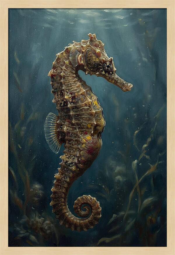 Seahorse Serenity Underwater