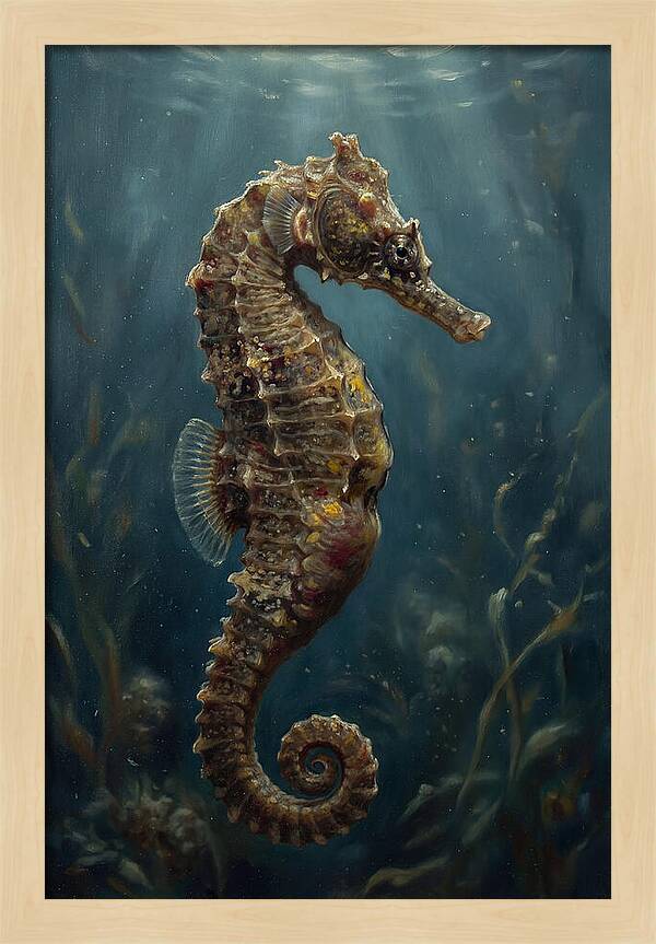 Seahorse Serenity Underwater