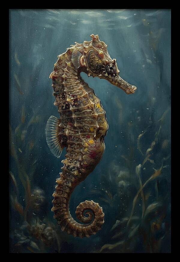 Seahorse Serenity Underwater