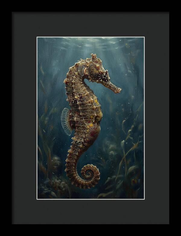 Seahorse Serenity Underwater